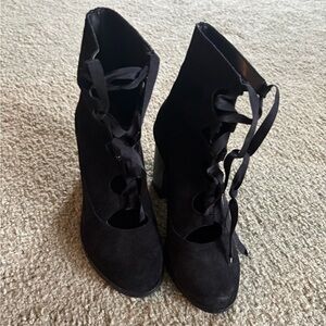 Topshop lace boots